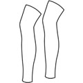 Leg protector rendering template
